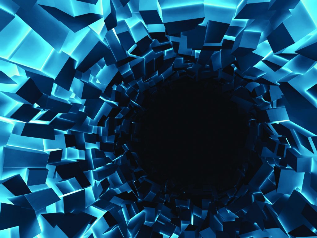 Abstract digital background, black hole - Police Chief Magazine