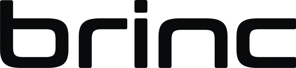 Black lowercase wordmark reading BRINC in a rounded sans‑serif font on a white background, with thick strokes, smooth curves, and minimalist design