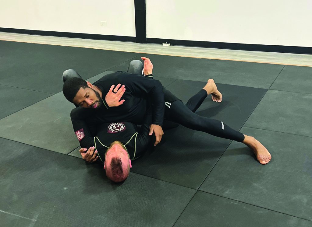 The side control position