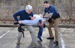 Photos featuring Police Krav Maga Instructors David Kahn and Joe Drew courtesy of Paul Karleen