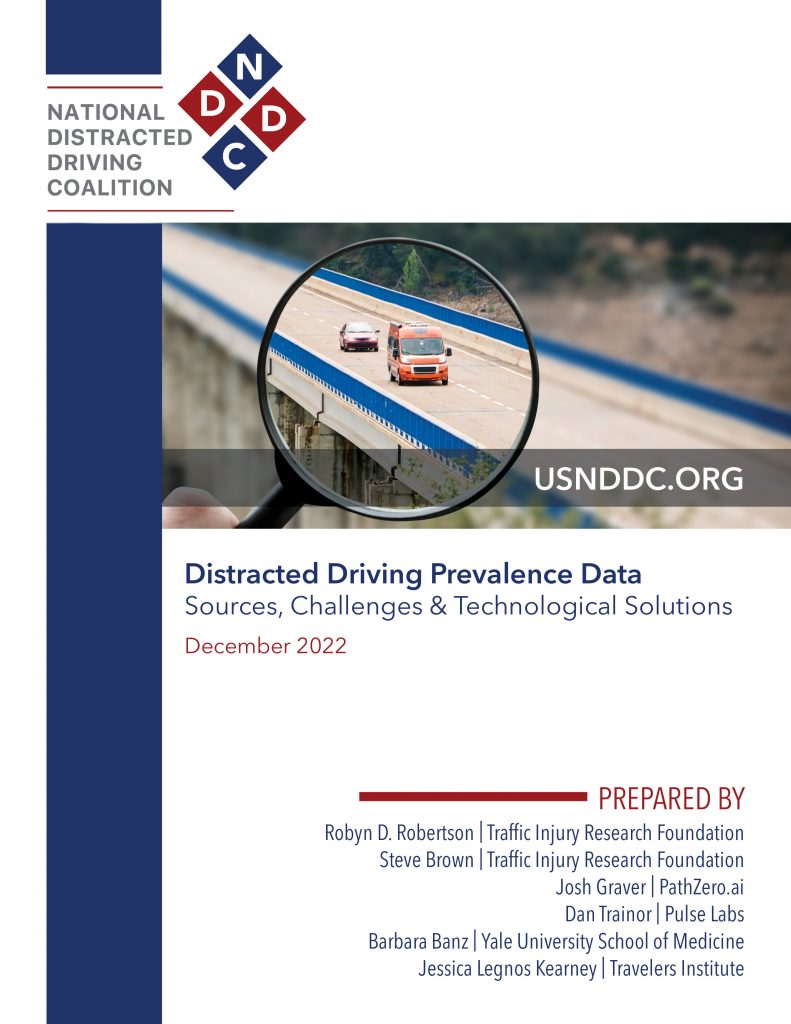 National distracted driving coalition distracted driving prevalence data document