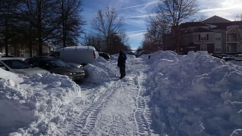 snow makes travel difficult